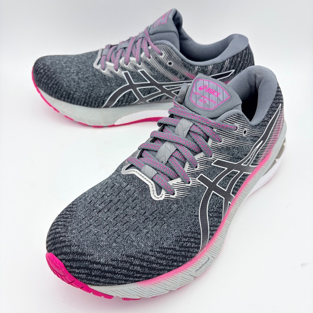 Asics GT-2000 10 Womens Grey Pink Stability Running Shoes Sneakers Size 9.5 Gym